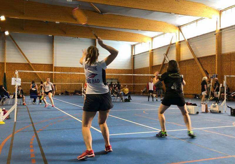 Tournoi Angers - double dames © DJS Bad