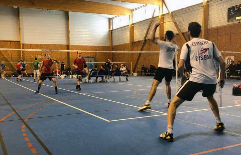 Tournoi Angers - double hommes © DJS Bad