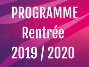 Lire la suite à propos de l’article Programme de rentrée DJS Bad, saison 2019 / 2020