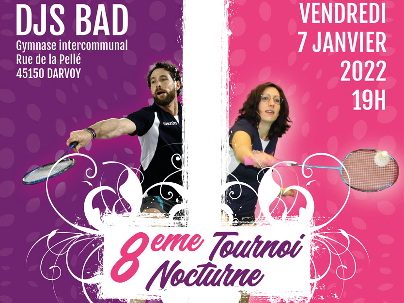 You are currently viewing 8ème tournoi nocturne DJS BAD, les inscriptions sont ouvertes