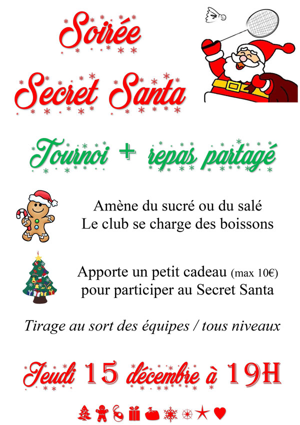 Affiche Soirée Secret Santa