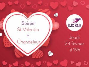 Lire la suite à propos de l’article Soirée St Valentin + Chandeleur